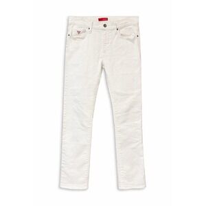 GUESS Lincoln Slim Fit Designer Jeans Mens 34x30 White Stretch Denim